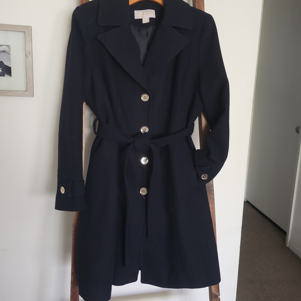 MICHAEL Michael Kors Dark Blue Pea Coat